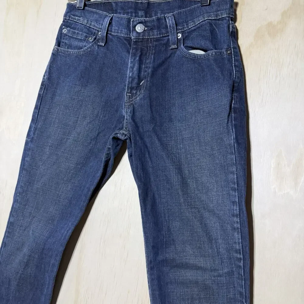 Levi’s 511 Slim Fit Jeans Mens 29x30 Dark Wash‎ Stretch Denim Red Tab